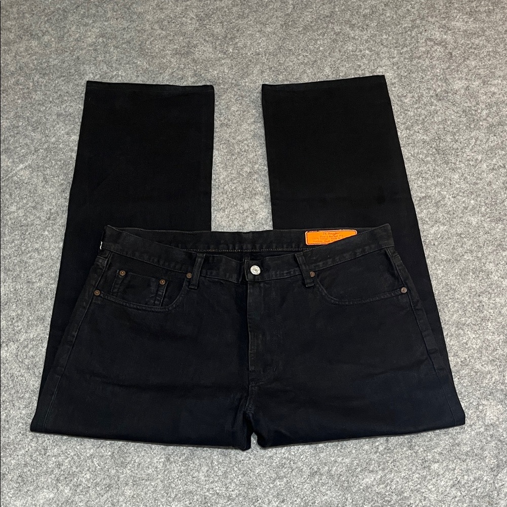 Men’s Jean Shop Rocker Fit Black Selvedge Denim Jeans